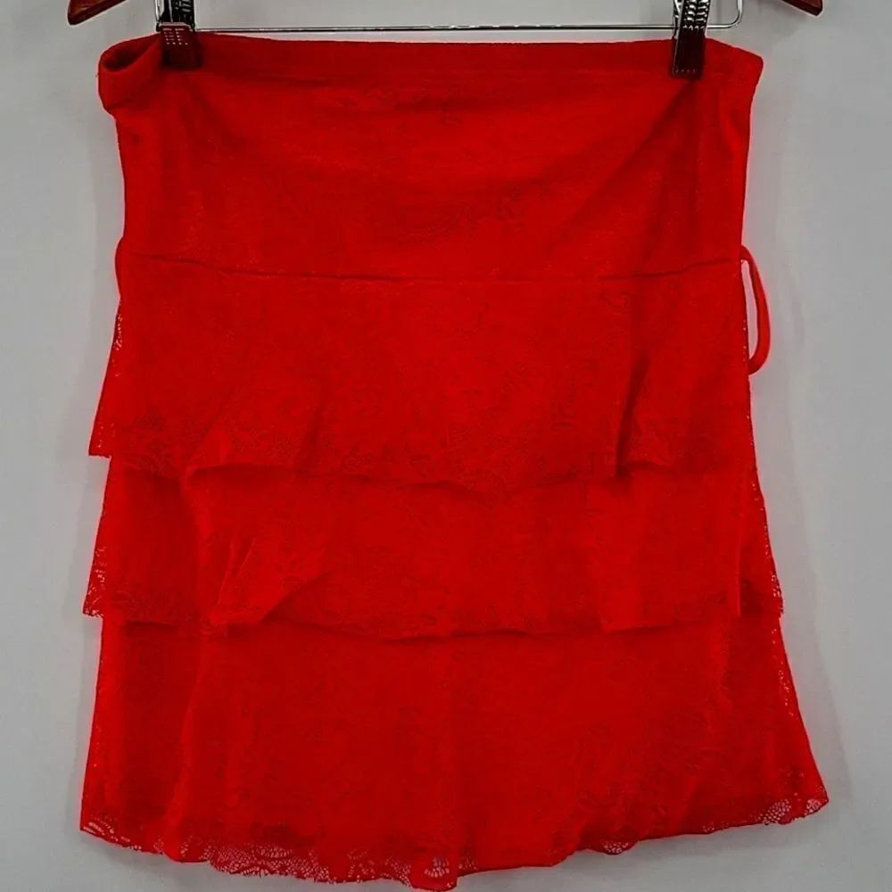3 For$20 Rue 21 Pinkish lace tube top w/ the string missing size L
